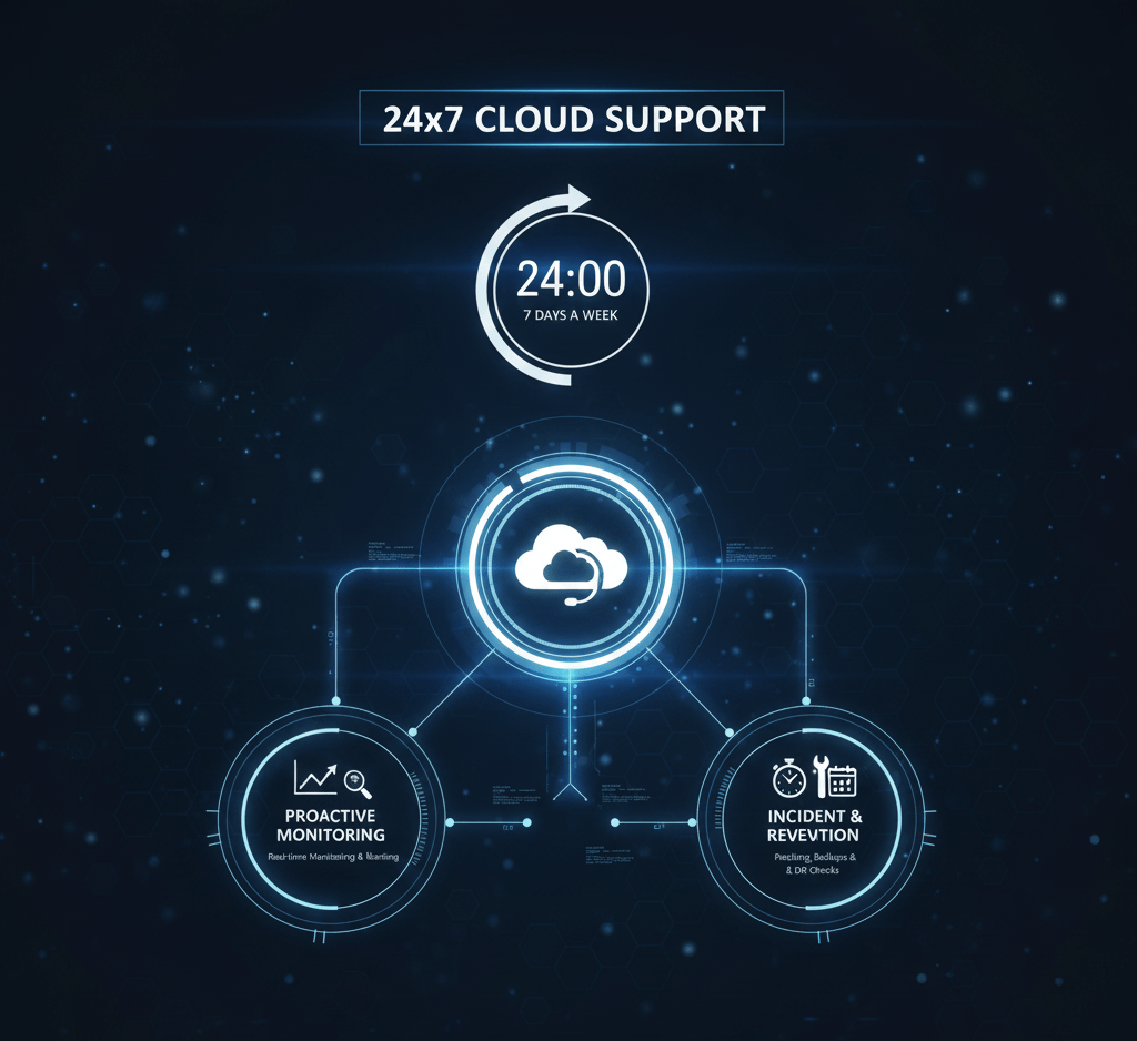 24 x 7 Cloud Support